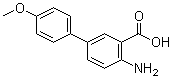 4-Amino-4'-methoxy[1,1'-biphenyl]-3-carboxylic acid molecular structure (CAS 861389-72-2)