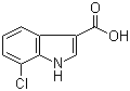 CAS # 86153-24-4, 7-Chloroindole-3-carboxylic acid, 7-Chloro-1H-indole-3-carboxylic acid
