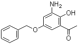 structure of CAS# 861841-90-9, 1-(3-氨基-5-苄氧基-2-羟基苯基)乙酮