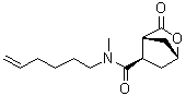 (1R,4R,5R)-N-5-Hexen-1-yl-N-methyl-3-oxo-2-oxabicyclo[2.2.1]heptane-5-carboxamide molecular structure (CAS 862174-98-9)