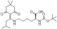 CAS # 862847-44-7, N6-[1-(4,4-Dimethyl-2,6-dioxocyclohexylidene)-3-methylbutyl]-N2-[(1,1-dimethylethoxy)carbonyl]-L-lysine