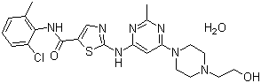 structure of CAS# 863127-77-9, Dasatinib monohydrate