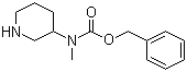 CAS # 863248-57-1, Benzyl N-(methyl)-N-(piperidin-3-yl)carbamate, 3-[(Benzyloxycarbonyl)(methyl)amino]piperidine