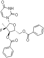 CAS # 863329-65-1, (2'R)-2'-Deoxy-2'-fluoro-2'-methyluridine 3',5'-dibenzoate