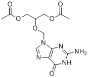 CAS # 86357-19-9, Ganciclovir Diacetate, [3-acetyloxy-2-[(2-amino-6-oxo-1H-purin-9-yl)methoxy]propyl] acetate