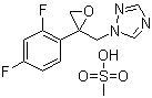 CAS 登录号：86386-77-8, 1-[2-(2,4-二氟苯基)-2,3-环氧丙烷]-1H-1,2,4-三氮唑甲磺酸盐