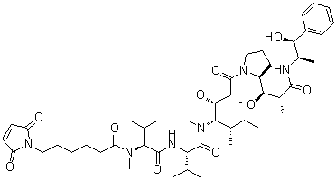 CAS 登录号：863971-24-8, 马来酰亚胺基己酰-单甲基澳瑞他汀 E