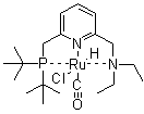 structure of CAS# 863971-62-4, Carbonylchlorohydrido[6-(di-tert-butylphosphinomethyl)-2-(N,N-diethylaminomethyl)pyridine]ruthenium(II)