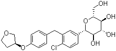 CAS # 864070-44-0, Empagliflozin, BI 10773, (1S)-1,5-Anhydro-1-C-[4-chloro-3-[[4-[[(3S)-tetrahydro-3-furanyl]oxy]phenyl]methyl]phenyl]-D-glucitol