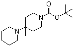 structure of CAS# 864369-96-0, 4'-甲基-[1,4'-联哌啶]-1'-羧酸叔丁酯