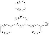structure of CAS# 864377-31-1, 2-(3-Bromophenyl)-4,6-diphenyl-1,3,5-triazine
