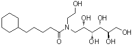 CAS # 864434-16-2, 1-[(5-Cyclohexyl-1-oxopentyl)(2-hydroxyethyl)amino]-1-deoxy-D-glucitol, C-HEGA 11