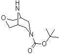 structure of CAS# 864448-41-9, 3-Oxa-7,9-diazabicyclo[3.3.1]nonane-7-carboxylic acid tert-butyl ester