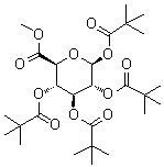 CAS # 86448-91-1, beta-D-Glucopyranuronic acid methyl ester tetrakis(2,2-dimethylpropanoate)