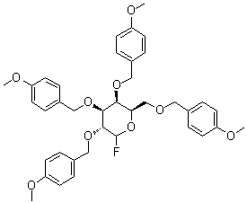CAS # 864738-49-8, 2,3,4,6-Tetrakis-O-[(4-methoxyphenyl)methyl]-D-galactopyranosyl fluoride