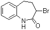 structure of CAS# 86499-96-9, 3-Bromo-2,3,4,5-tetrahydro-2H-benzo[b]azepin-2-one