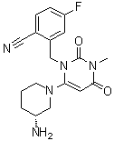 structure of CAS# 865759-25-7, Trelagliptin