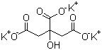 CAS # 866-84-2, Potassium citrate, Tripotassium citrate, 2-Hydroxy-1,2,3-propanetricarboxylic acid tripotassium salt