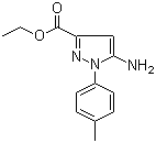 structure of CAS# 866837-98-1, 5-氨基-1-(4-甲基苯基)-1H-吡唑-3-甲酸乙酯