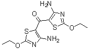 CAS 登录号：86695-78-5, 二(4-氨基-2-乙氧基-5-噻唑基)甲酮