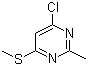 structure of CAS# 867131-59-7, 4-氯-2-甲基-6-(甲硫基)嘧啶