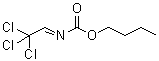 (2,2,2-Trichloroethylidene)carbamic acid butyl ester molecular structure (CAS 86797-38-8)