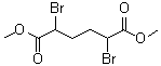 structure of CAS# 868-72-4, Dimethyl 2,5-dibromohexanedioate