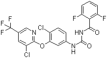 structure of CAS# 86811-58-7, Fluazuron