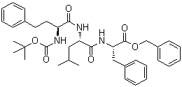 CAS # 868540-15-2, (alphaS)-alpha-[[(1,1-Dimethylethoxy)carbonyl]amino]benzenebutanoyl-L-leucyl-L-phenylalanine phenylmethyl ester