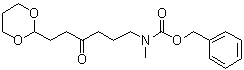 CAS # 868618-72-8, [6-(1,3-Dioxan-2-yl)-4-oxohexyl]methylcarbamic acid phenylmethyl ester