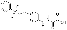 CAS # 868618-78-4, Ethanedioic acid 1-[2-[4-[2-(phenylsulfonyl)ethyl]phenyl]hydrazide]