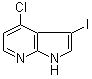 structure of CAS# 869335-73-9, 4-氯-3-碘-1H-吡咯并[2,3-b]吡啶