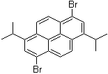 1,6-Diisopropyl-3,8-dibromopyrene molecular structure (CAS 869340-02-3)