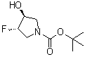 CAS # 869481-93-6, trans-3-Fluoro-4-hydroxypyrrolidine-1-carboxylic acid tert-butyl ester