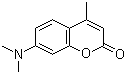 CAS # 87-01-4, 7-Dimethylamino-4-methylcoumarin, 4-Methyl-7-dimethylaminocoumarine, 7-(Dimethylamino)-4-methyl-2-benzopyrone