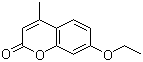 structure of CAS# 87-05-8, 7-Ethoxy-4-methyl-2H-chromen-2-one