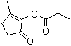 甲基环戊烯酮醇丙酸酯分子结构 (CAS 87-55-8)