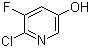 CAS # 870062-76-3, 2-Chloro-3-fluoro-5-hydroxypyridine, 6-Chloro-5-fluoropyridin-3-ol