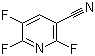 structure of CAS# 870065-73-9, 3-Cyano-2,5,6-trifluoropyridine