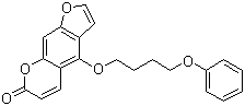 structure of CAS# 870653-45-5, 5-(4-Phenoxybutoxy)psoralen