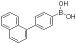 structure of CAS# 870774-25-7, 4-(1-萘基)苯硼酸