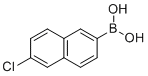 structure of CAS# 870822-86-9, (6-氯-2-萘基)硼酸