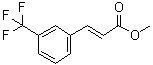 structure of CAS# 87087-35-2, 3-[3-(三氟甲基)苯基]-2-丙烯酸甲酯