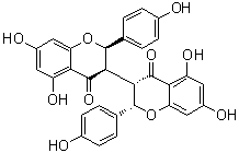 CAS # 871319-96-9, Isoneochamaejasmin A, (2R,2'S,3R,3'S)-rel-2,2',3,3'-Tetrahydro-5,5',7,7'-tetrahydroxy-2,2'-bis(4-hydroxyphenyl)-[3,3'-bi-4H-1-benzopyran]-4,4'-dione, INCA