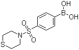 structure of CAS# 871329-69-0, 4-(硫代吗啉-4-磺酰基)苯硼酸
