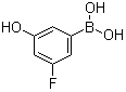 structure of CAS# 871329-82-7, (3-Fluoro-5-hydroxyphenyl)boronic acid