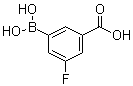 CAS # 871329-84-9, 3-Borono-5-fluoro-benzoic acid