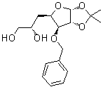 CAS # 871347-98-7, 5-Deoxy-1,2-O-(1-methylethylidene)-3-O-(phenylmethyl)-alpha-D-gluco-heptofuranose