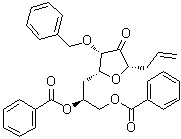CAS # 871348-04-8, 4,7-Anhydro-1,2,3,8-tetradeoxy-6-O-(phenylmethyl)-D-gluco-dec-1-en-5-ulose 9,10-dibenzoate