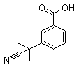 structure of CAS# 872091-00-4, 3-(2-Cyanopropan-2-yl)benzoic acid
